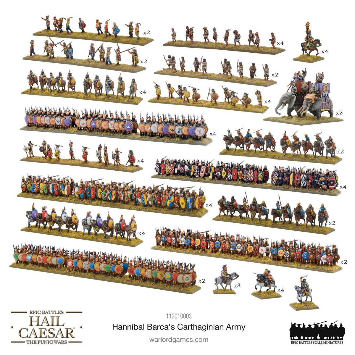 Epic Hail Caesar - Hannibal Barca's Carthaginian Army