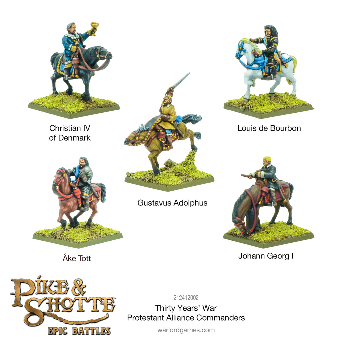 Epic Pike & Shotte - Thirty Years War Protestant Alliance Commanders