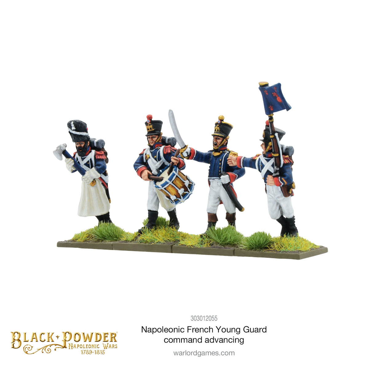 Black Powder - French Young Guard Command (Advancing)