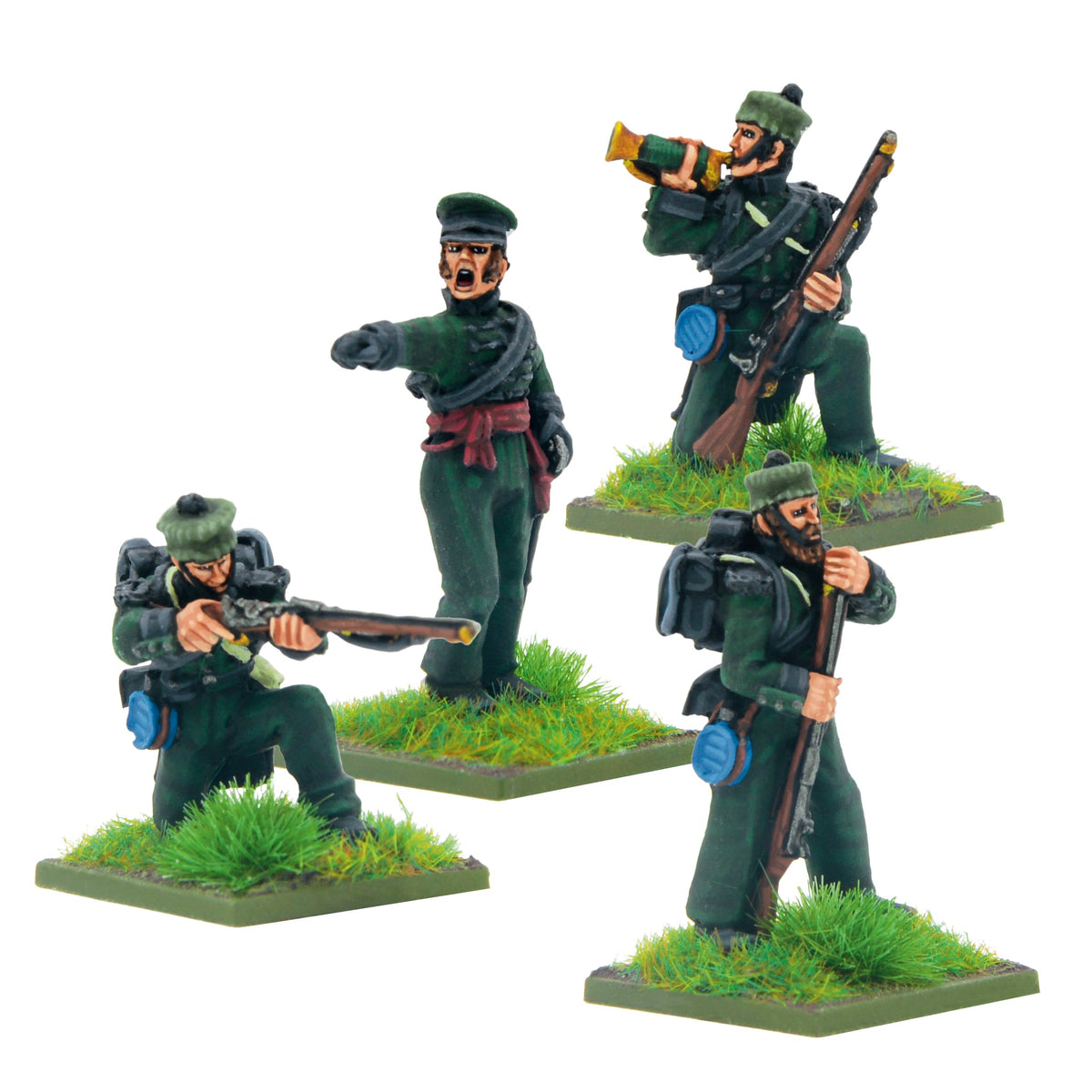 Black Powder - Crimean War British Rifle Brigade Command (Forage Caps)