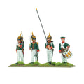 Crimean War Russian infantry in summer dress command