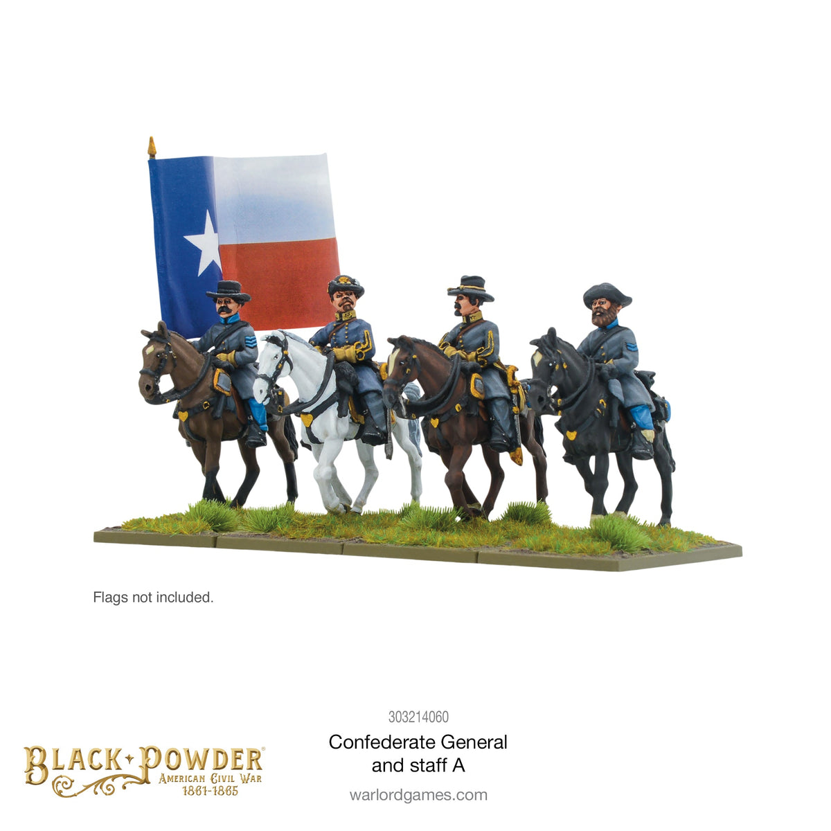 Black Powder - Confederate General and Staff