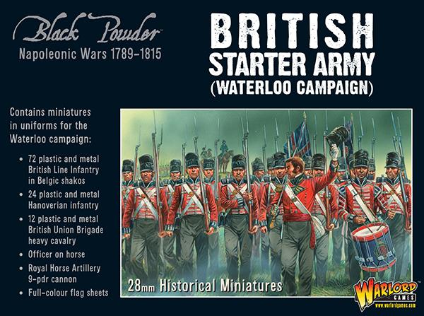 Black Powder - British Waterloo Starter Army