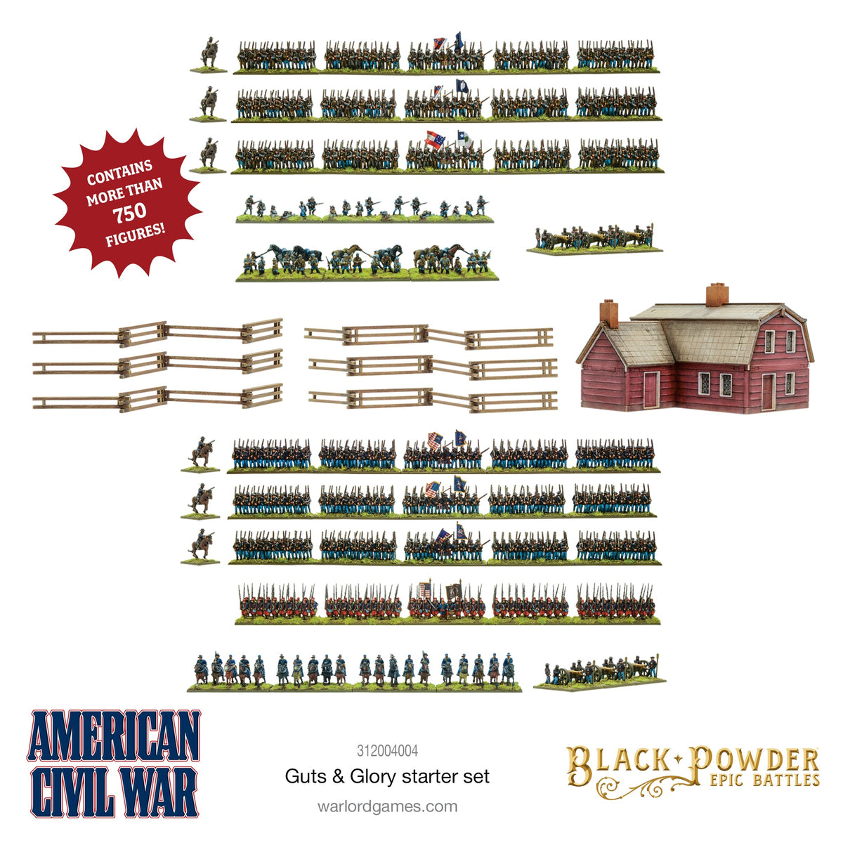 Epic Black Powder American Civil War - Guts & Glory Starter Set