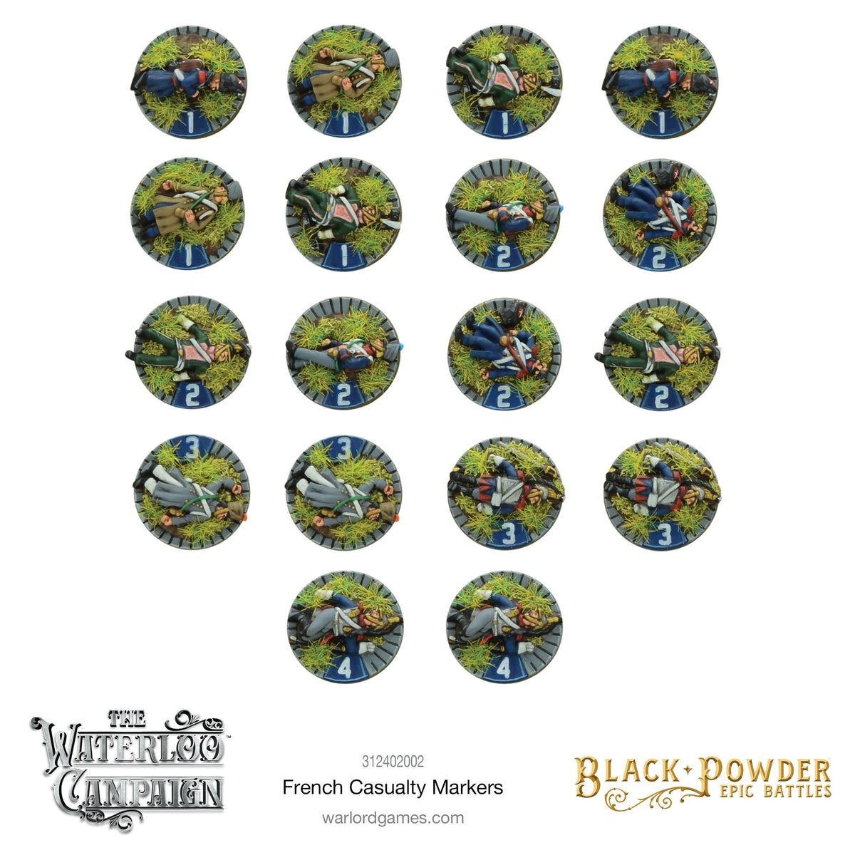 Epic Black Powder - Napoleonic French casualty markers