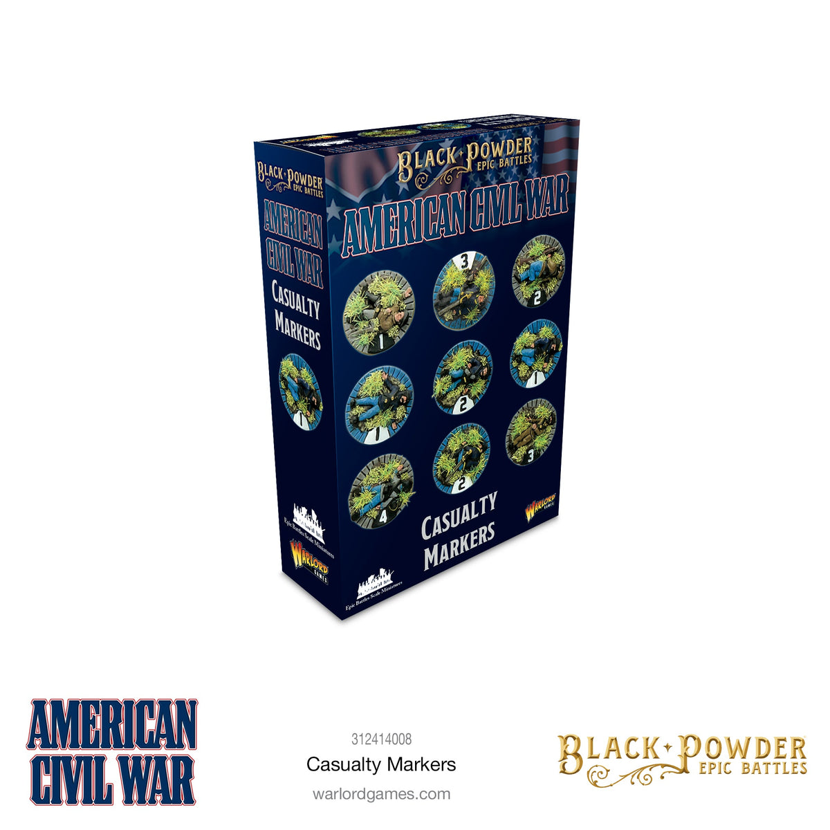 Epic Black Powder - American Civil War Casualty Markers