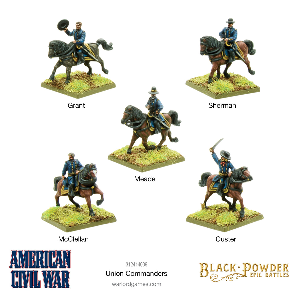 Epic Black Powder - ACW Union Commanders