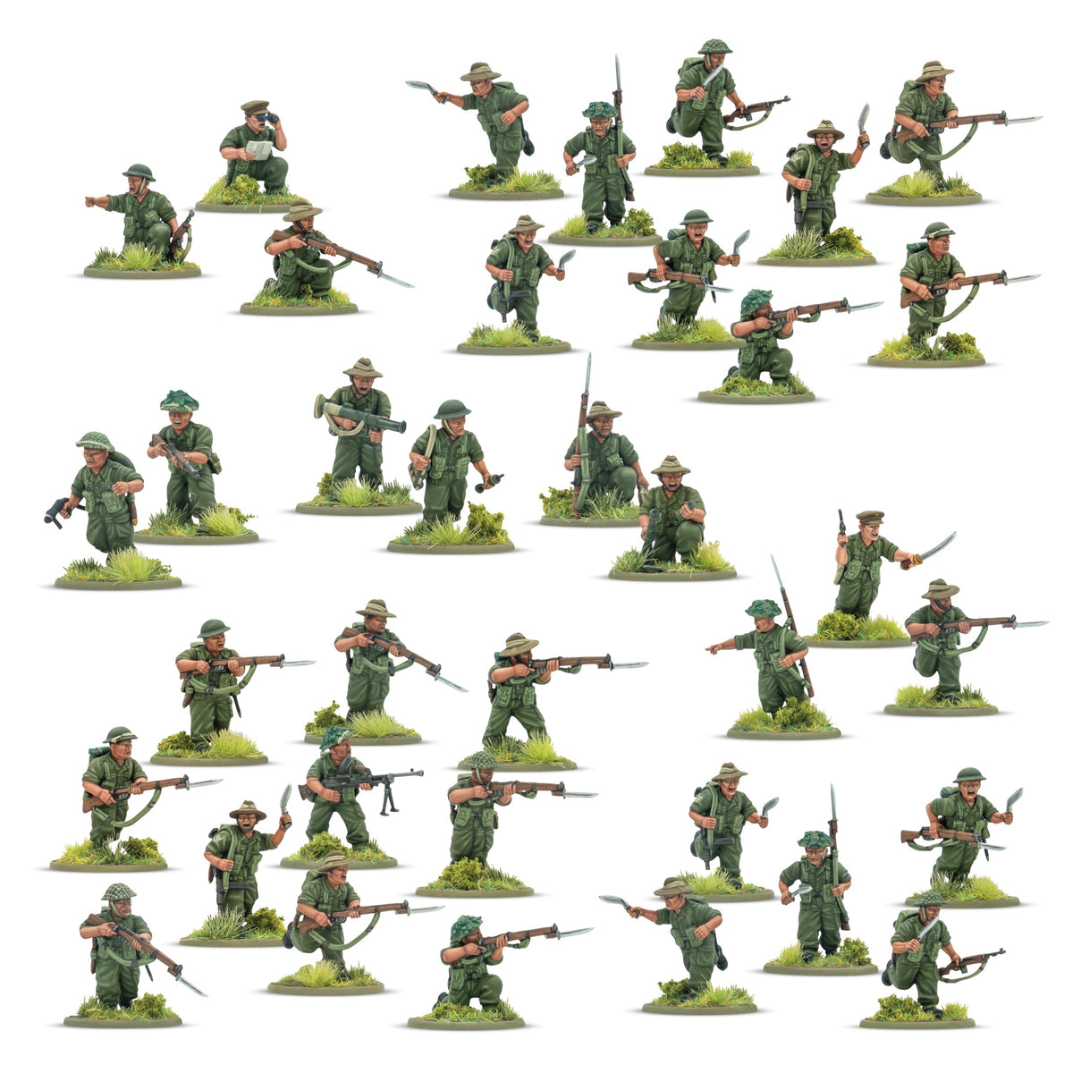 British Gurkha infantry platoon