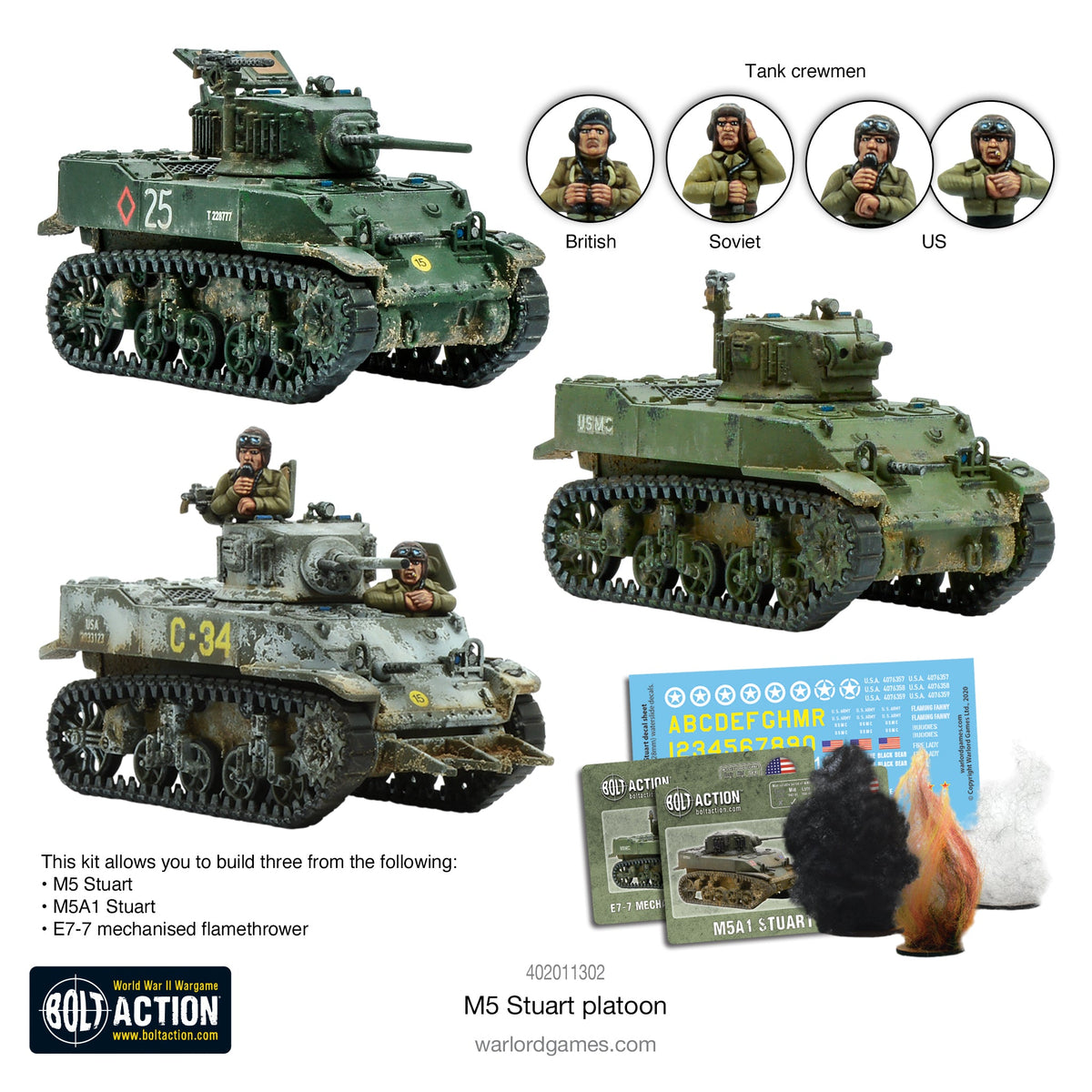 US M5 Stuart Troop