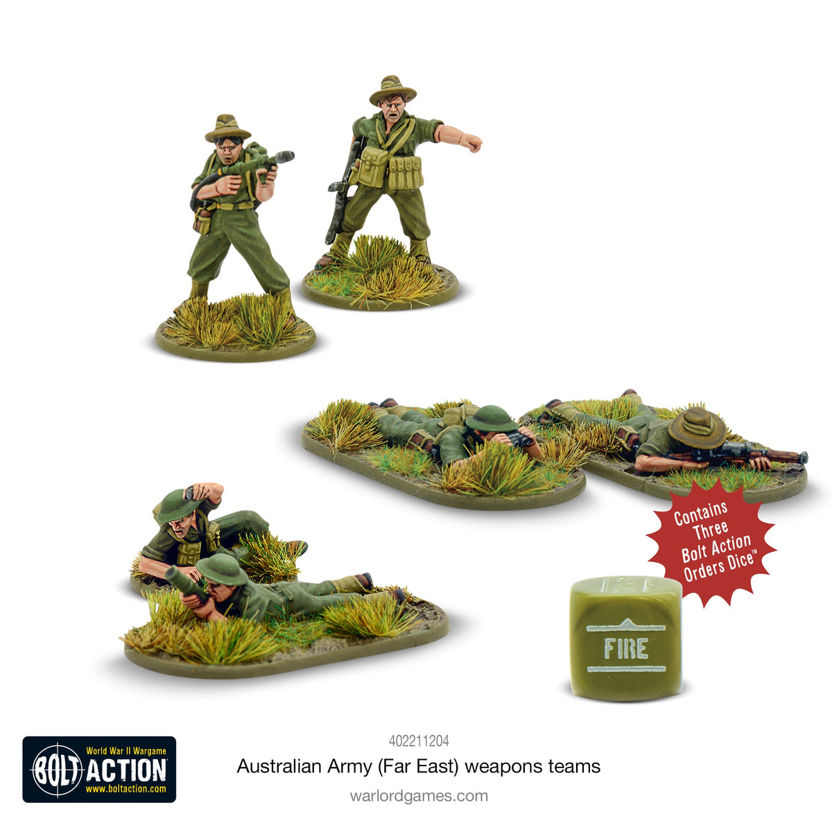 British Army (Australian Far East) Weapons Teams