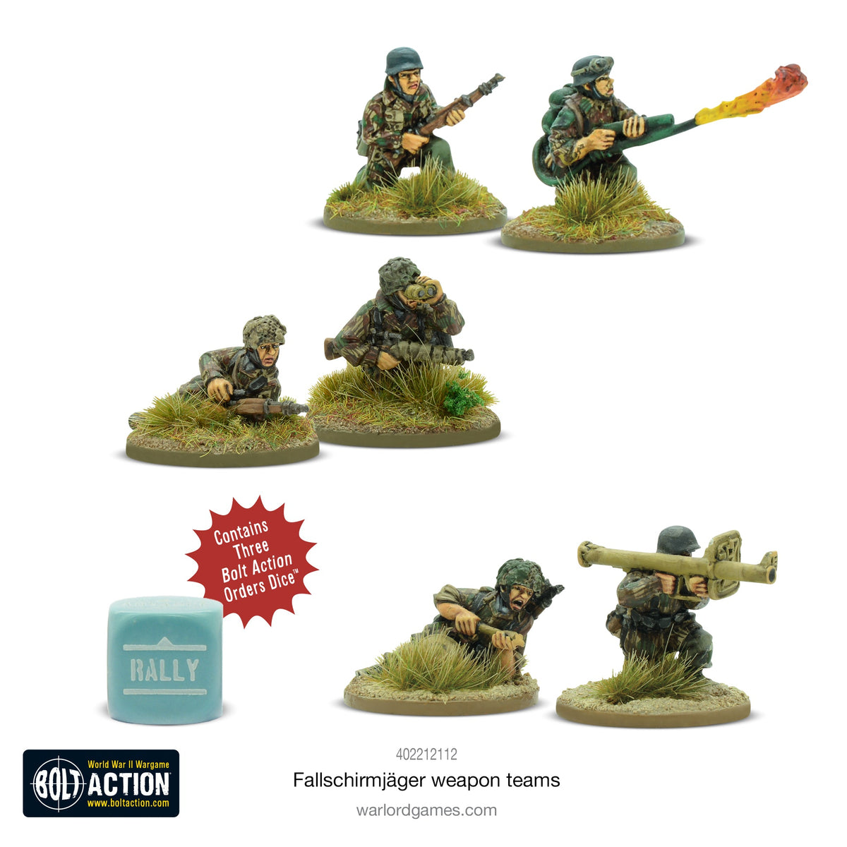 German Fallschirmjäger weapons teams