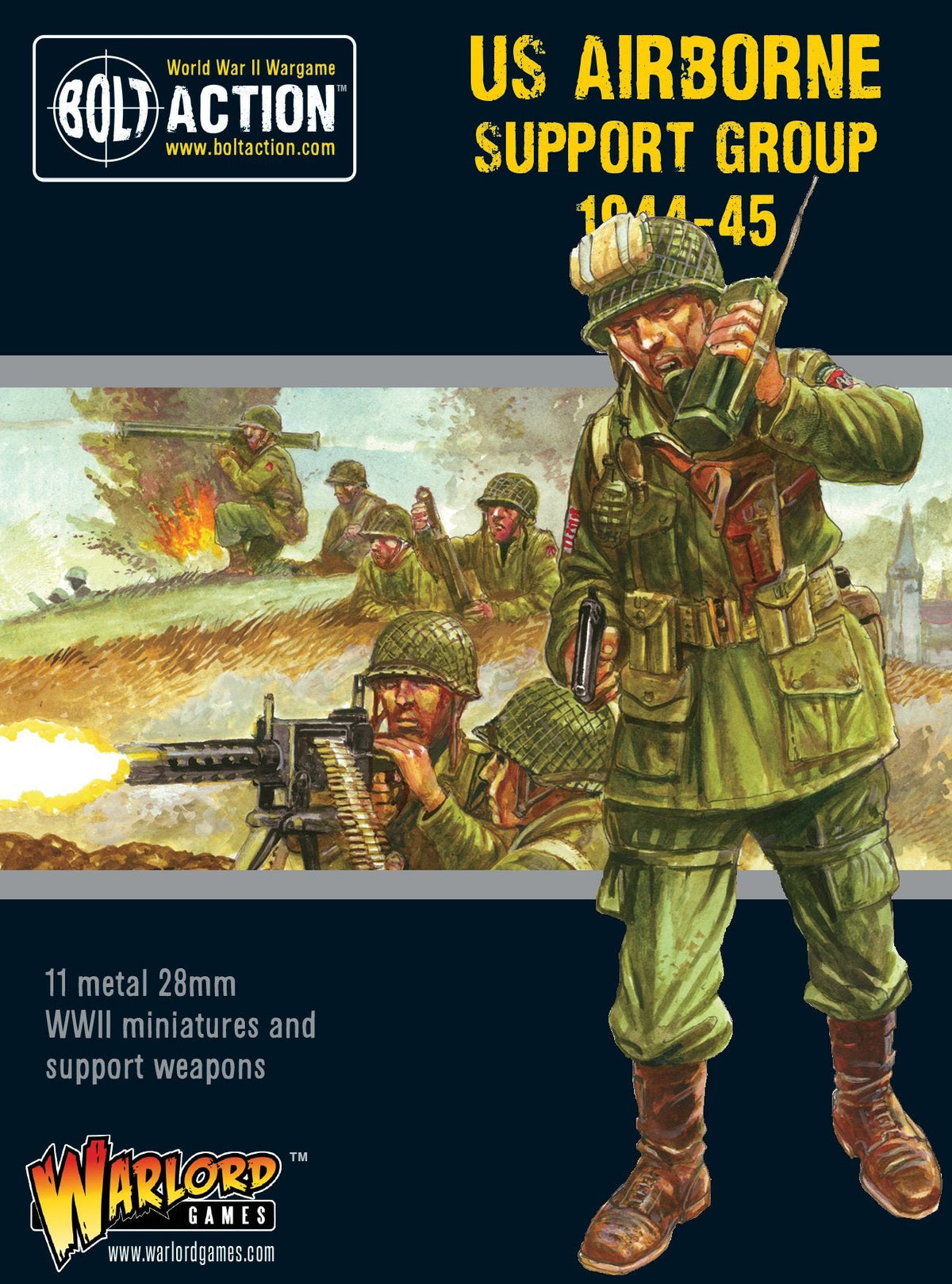 US Airborne Support group ('44-'45) (HQ, Mortar & MMG)