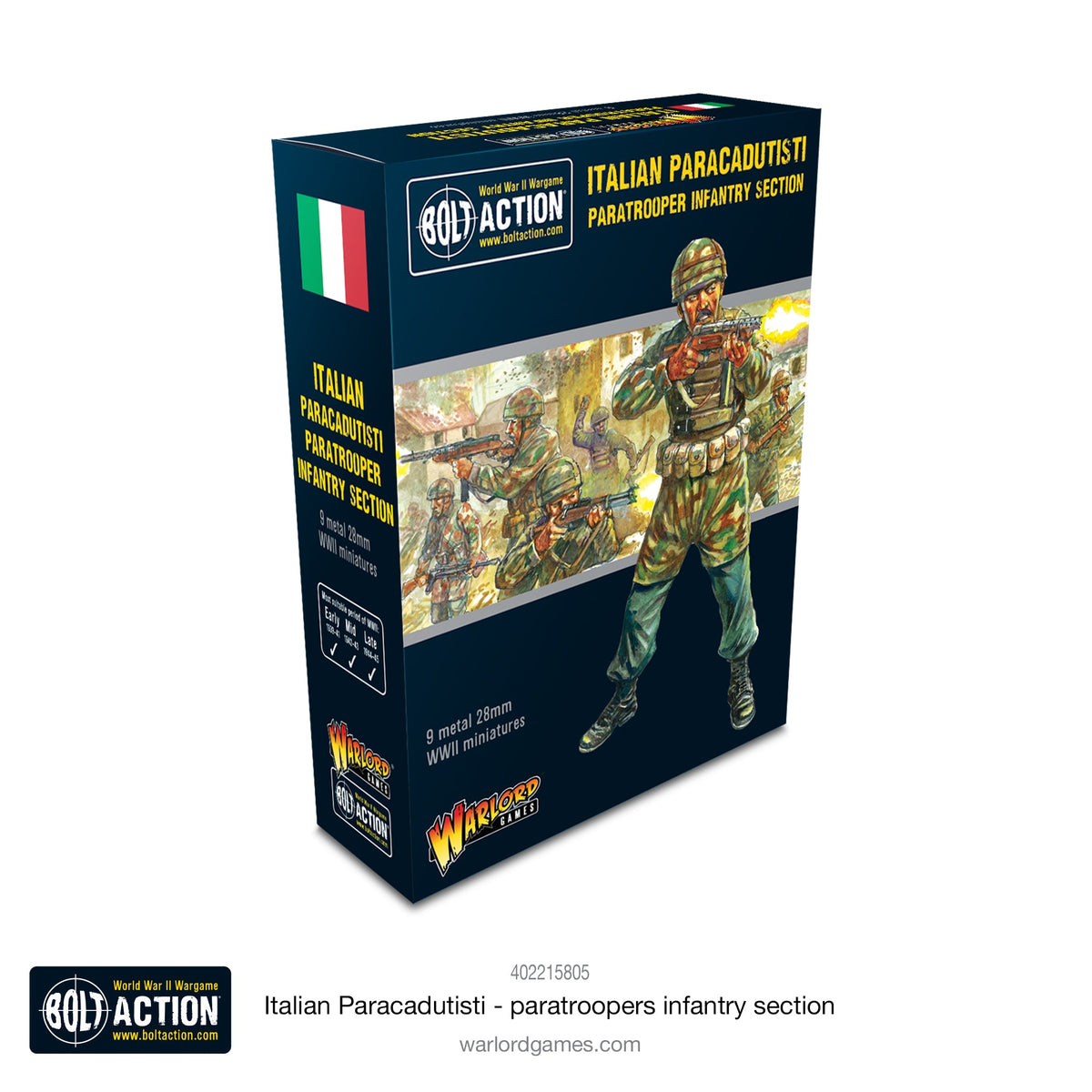Italian Paracadutisti Paratrooper Infantry Squad
