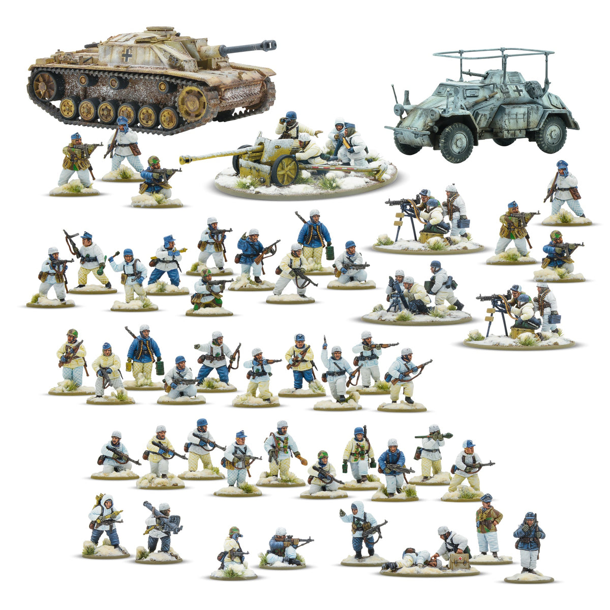 German Winter Fallschirmjäger Starter Army