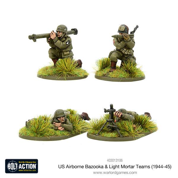 US Airborne Bazooka & Light Mortar Teams ('44-'45)