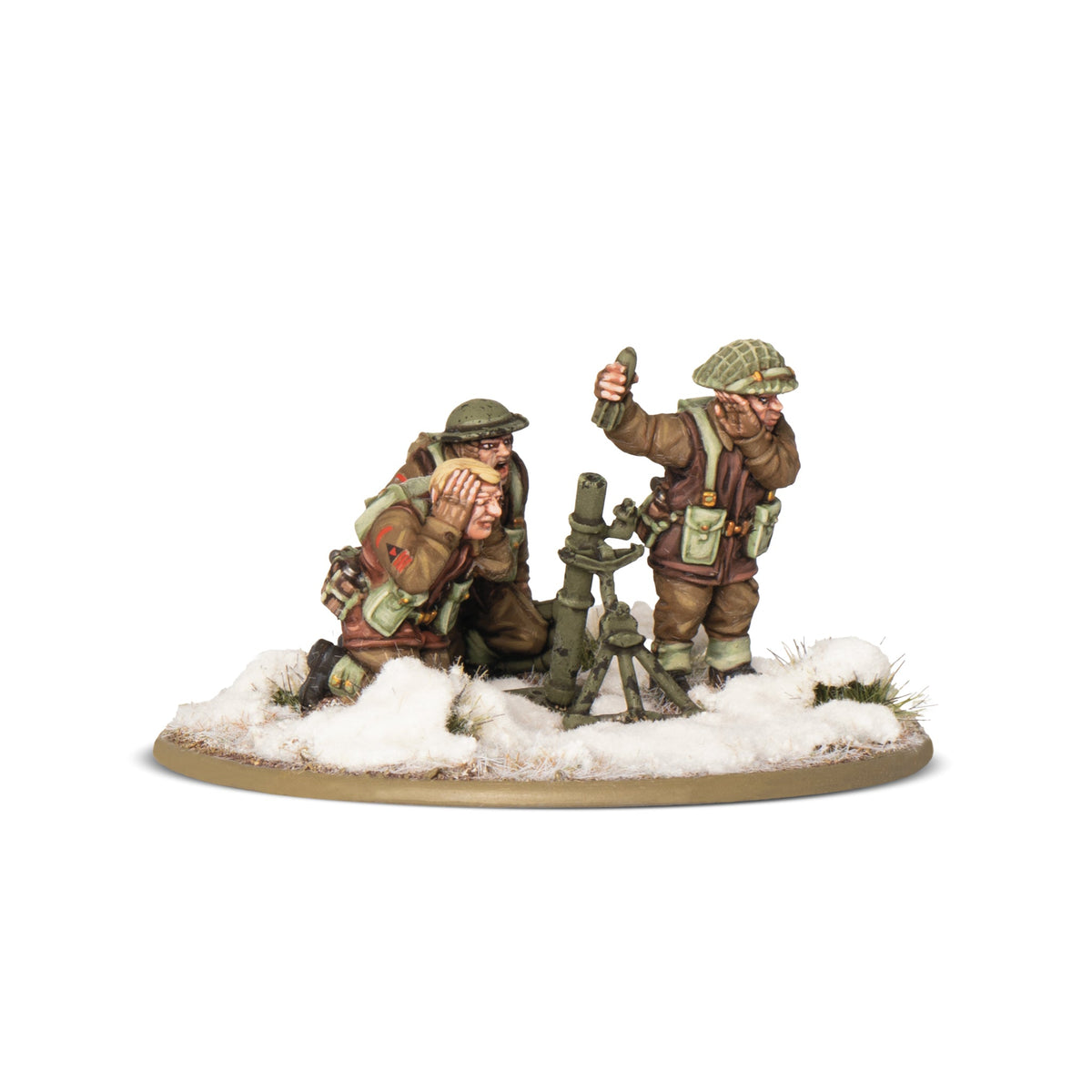 British Army (Winter) Medium Mortar Team