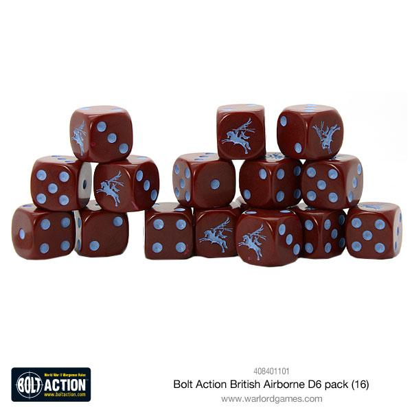 British Airborne D6 Dice