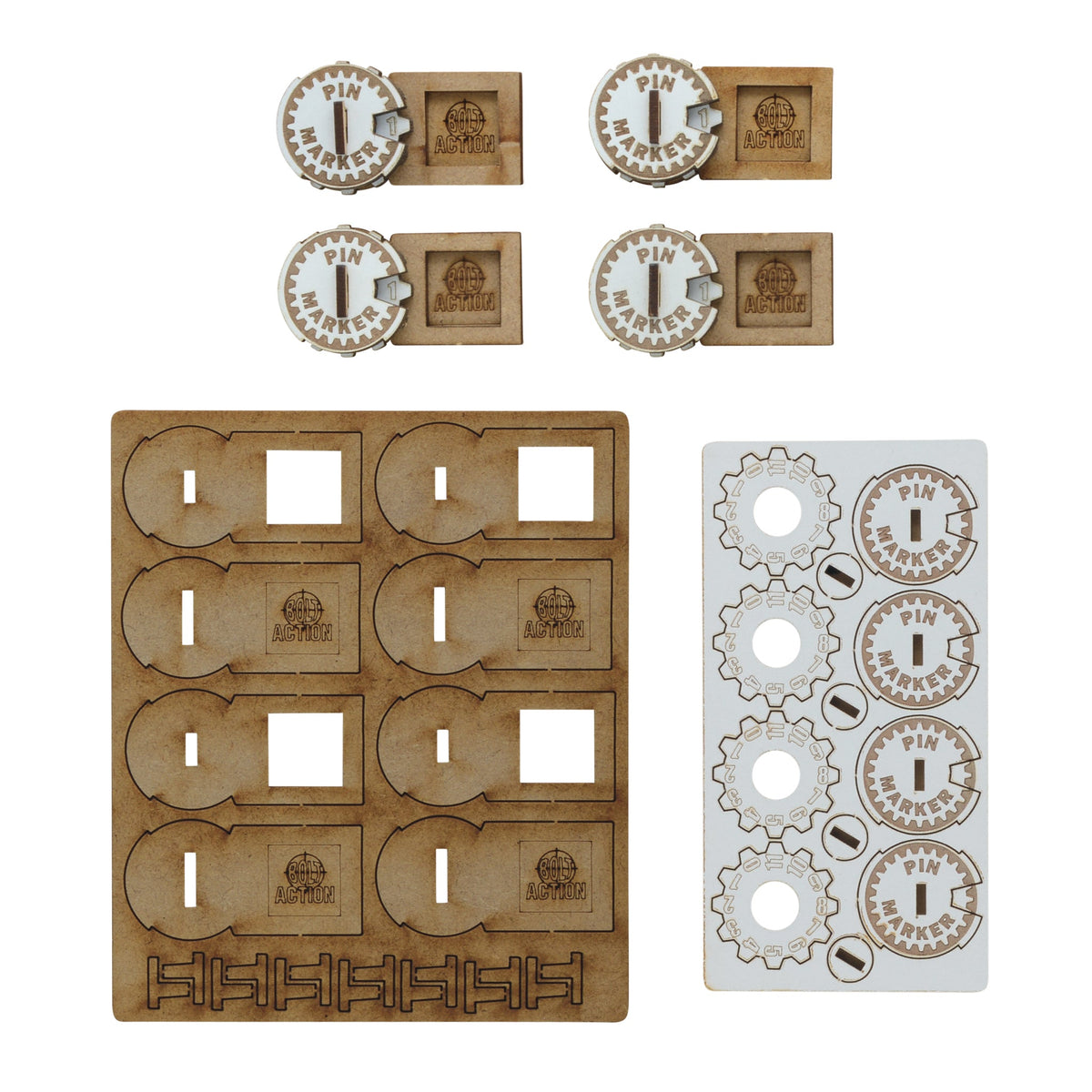 Bolt Action Unit Pin Markers