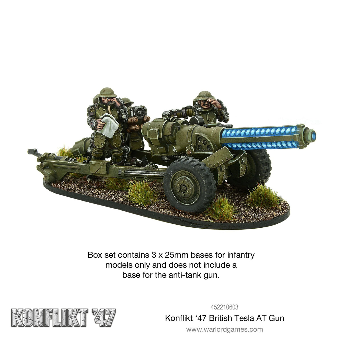 Konflikt '47 British Tesla AT gun