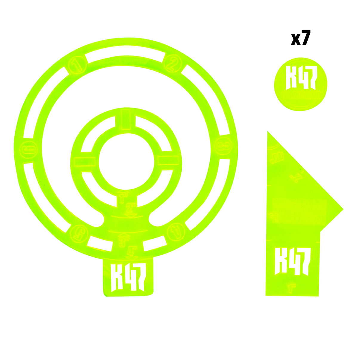 Konflikt '47 Acrylic Objectives and Template Set