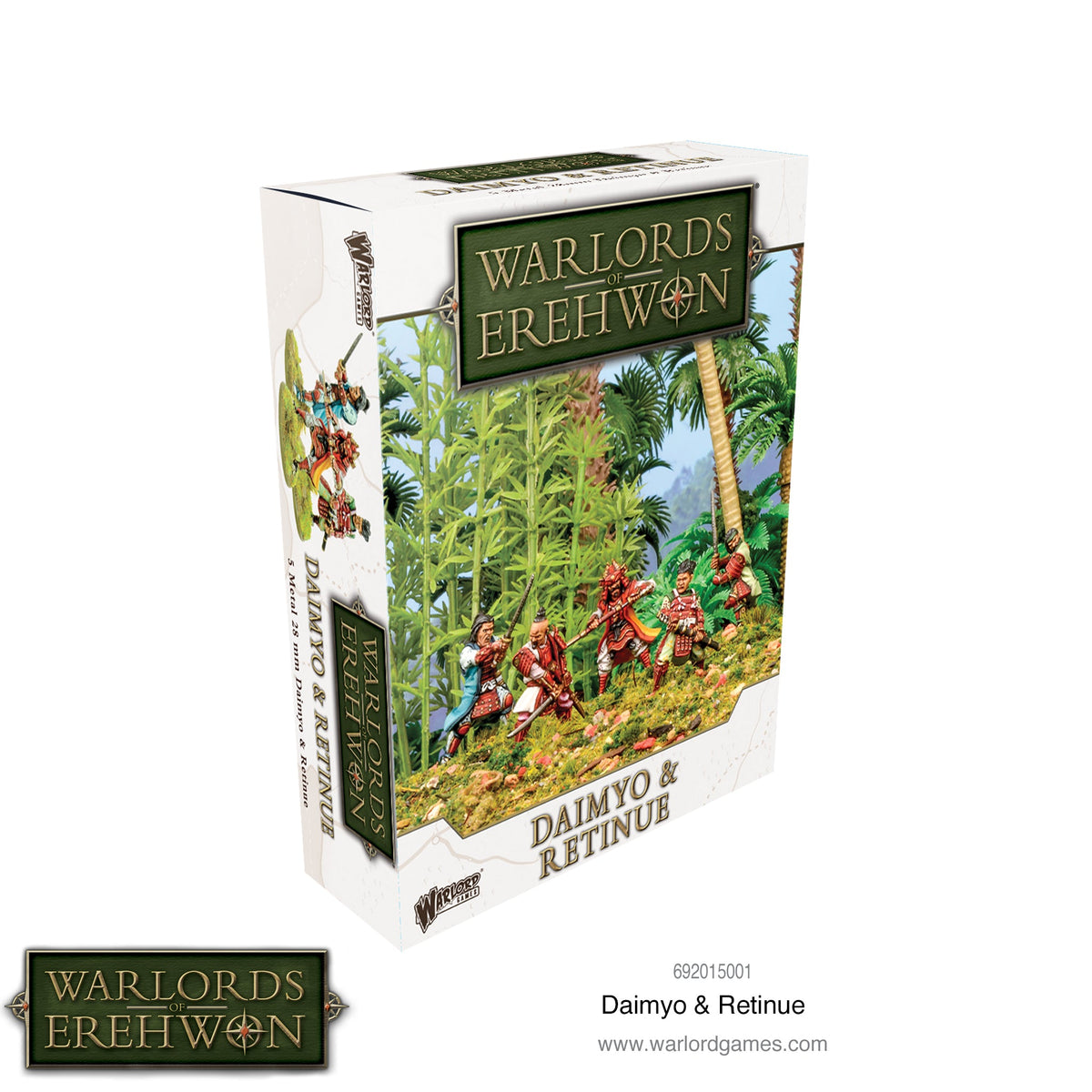 Daimyo & retinue (Warlords of Erehwon Range)