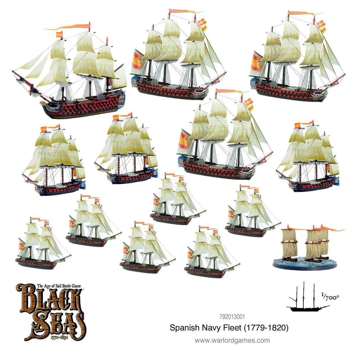 Black Seas - Spanish Navy Fleet (1770 - 1830)