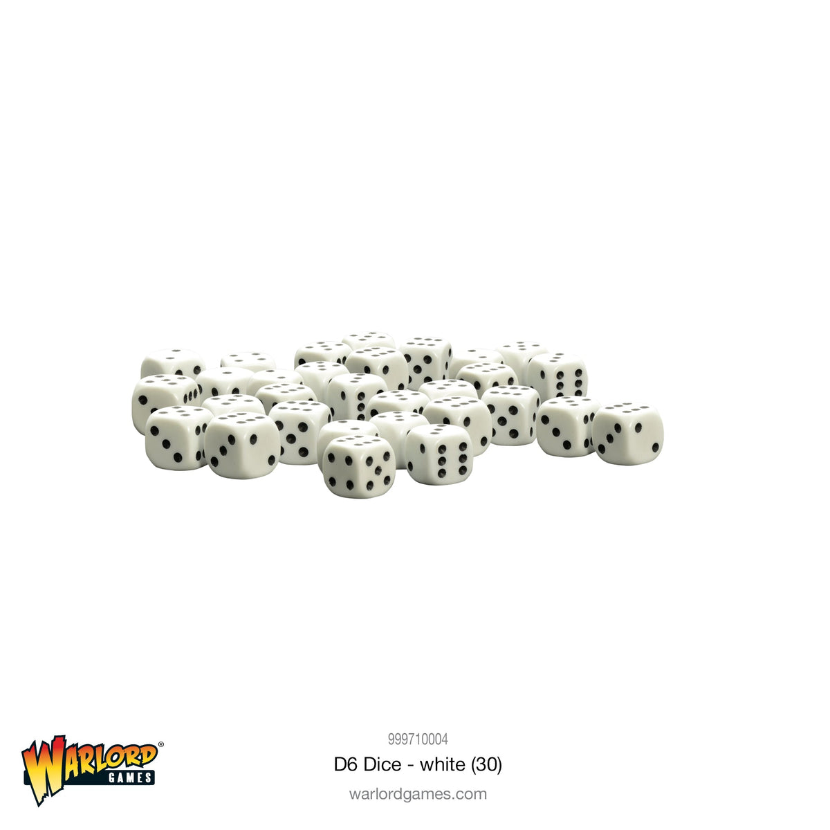 White D6 Dice