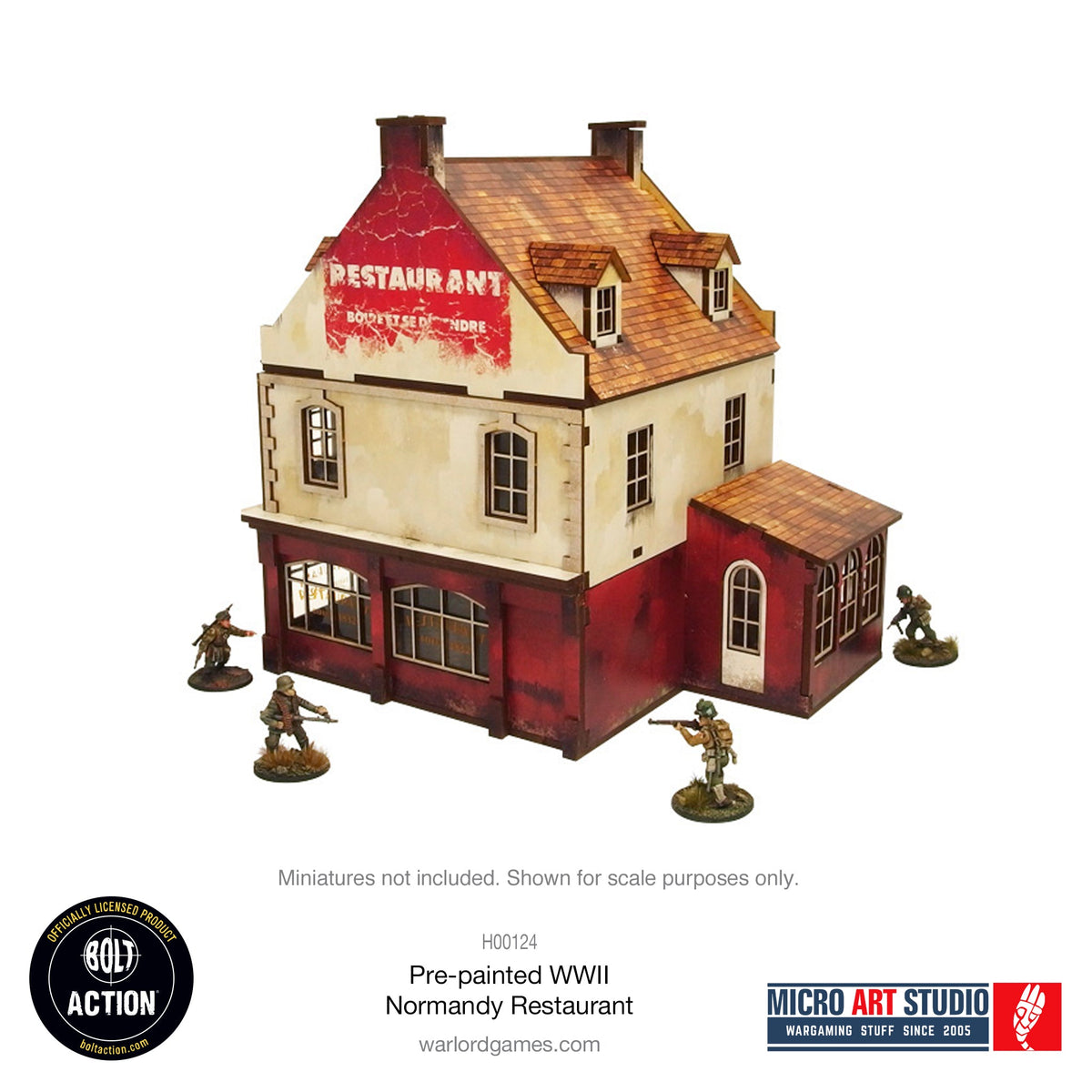Prepainted WW2 Normandy Restaurant