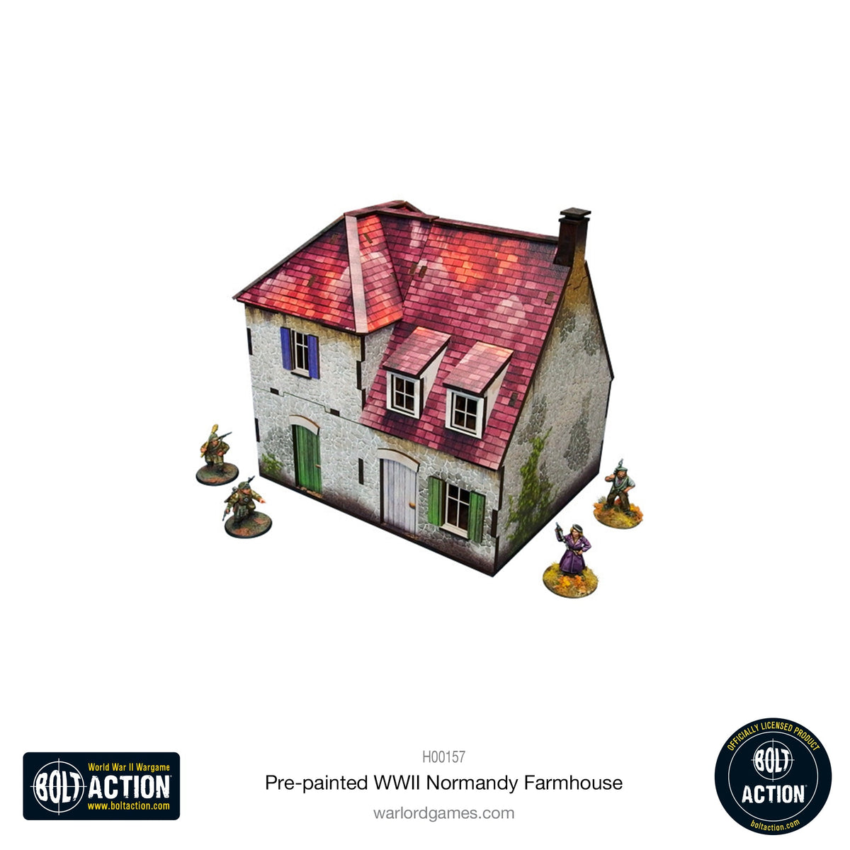 Prepainted WW2 Normandy Farmhouse