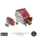 Prepainted WW2 Normandy Coach House with Chicken Coop