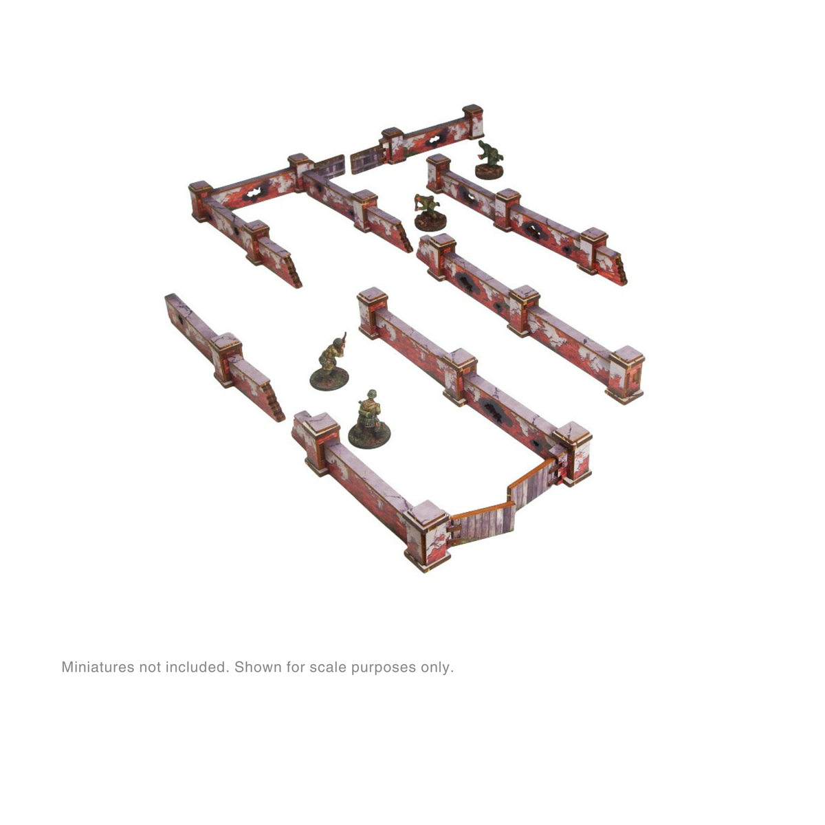Prepainted WW2 Ostfront Stalingrad Walls (Low)