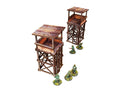 Prepainted WW2 Pacific Guard Tower