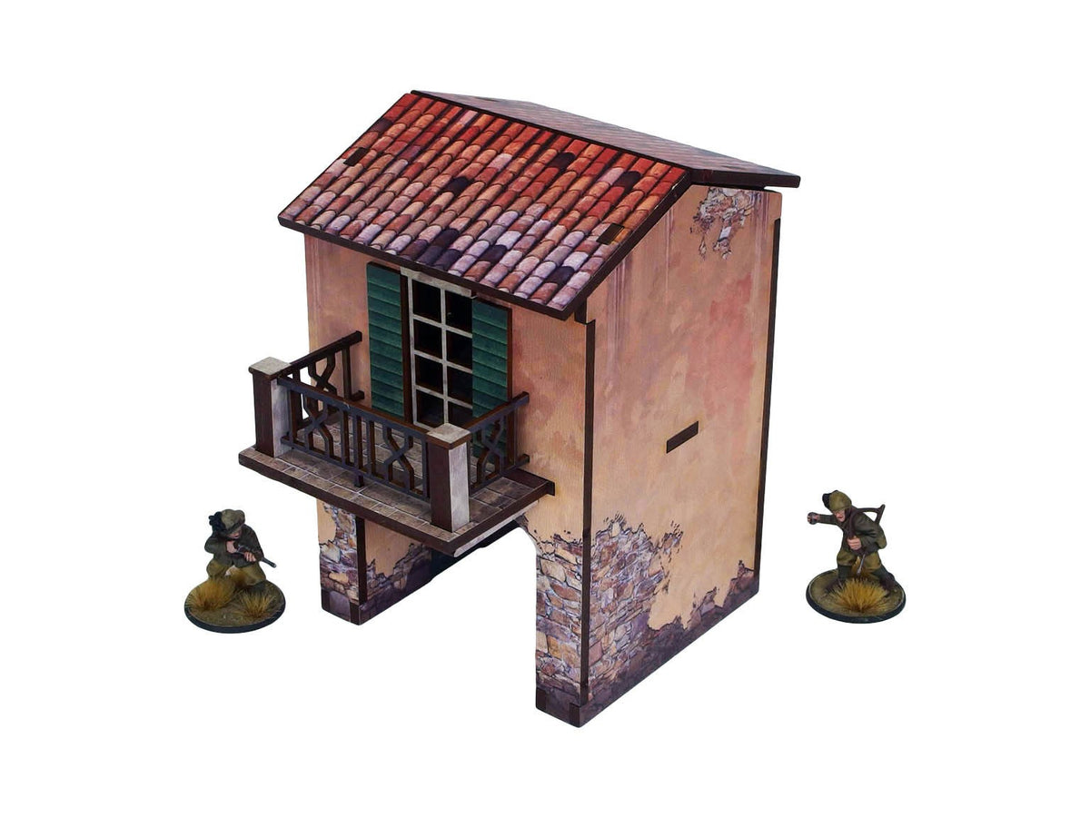 Prepainted WW2 Italy Gate Balcony