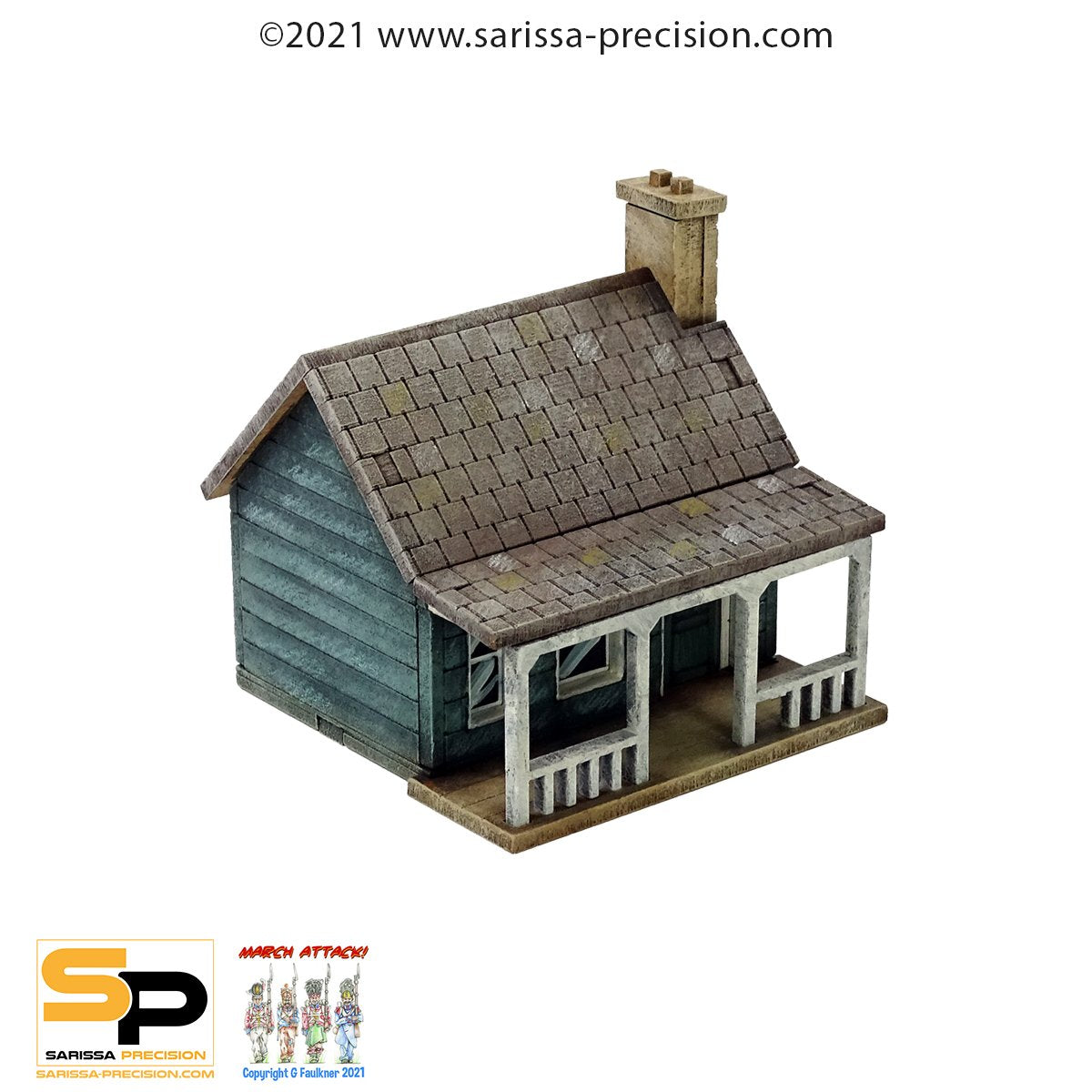 Epic Black Powder - 15mm North American Cabin #3