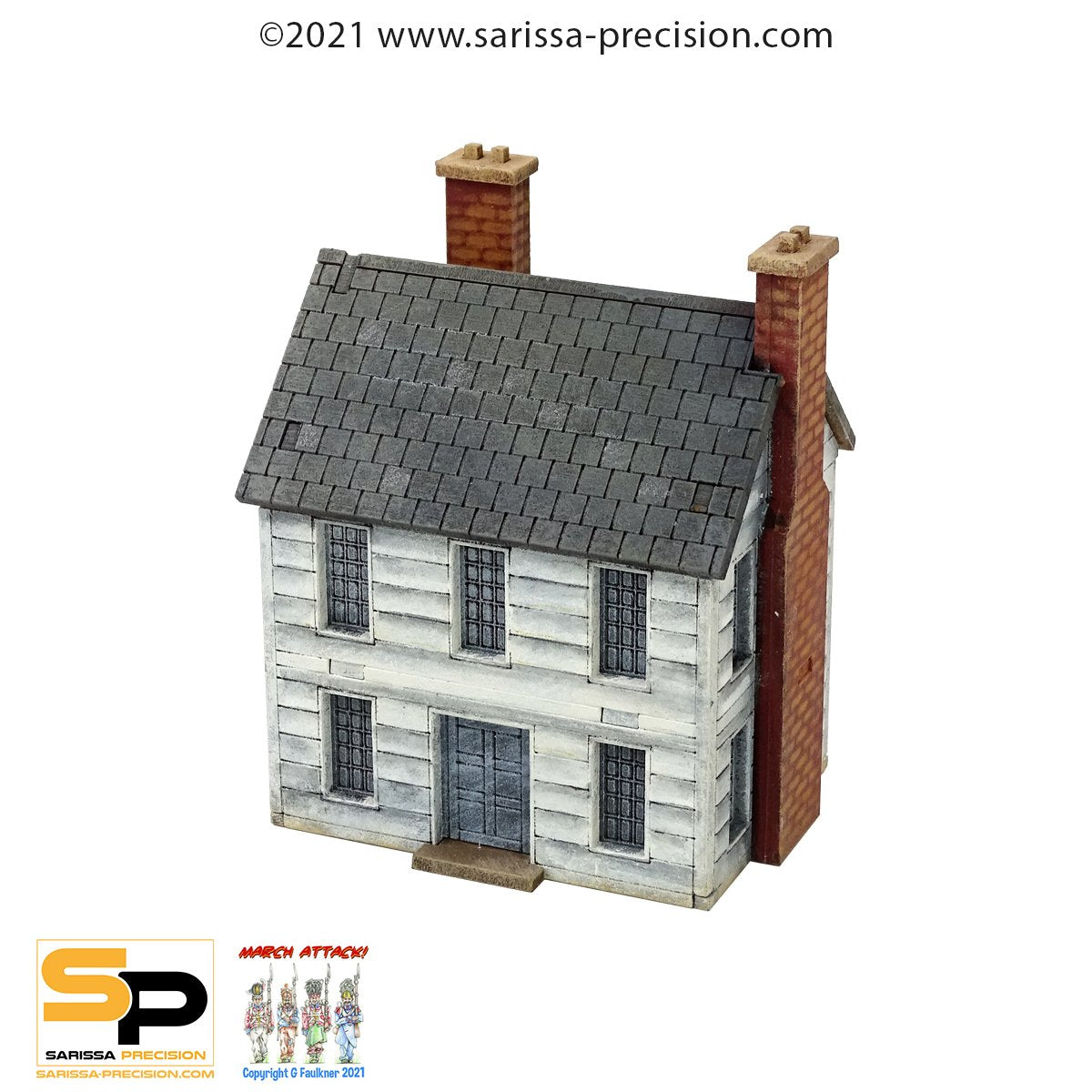 Epic Black Powder - 15mm North American Planked House