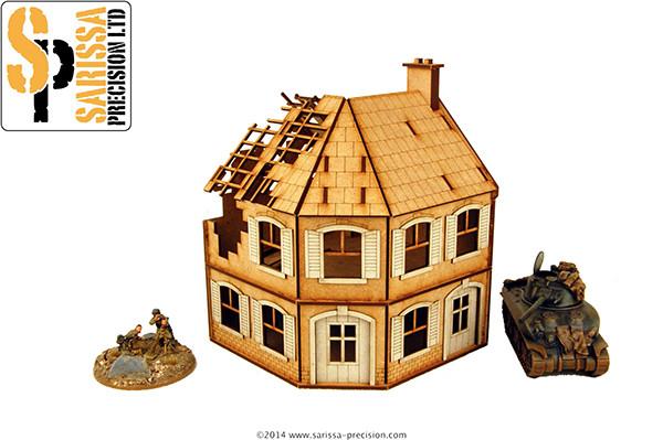 Corner Terrace House - Destroyed