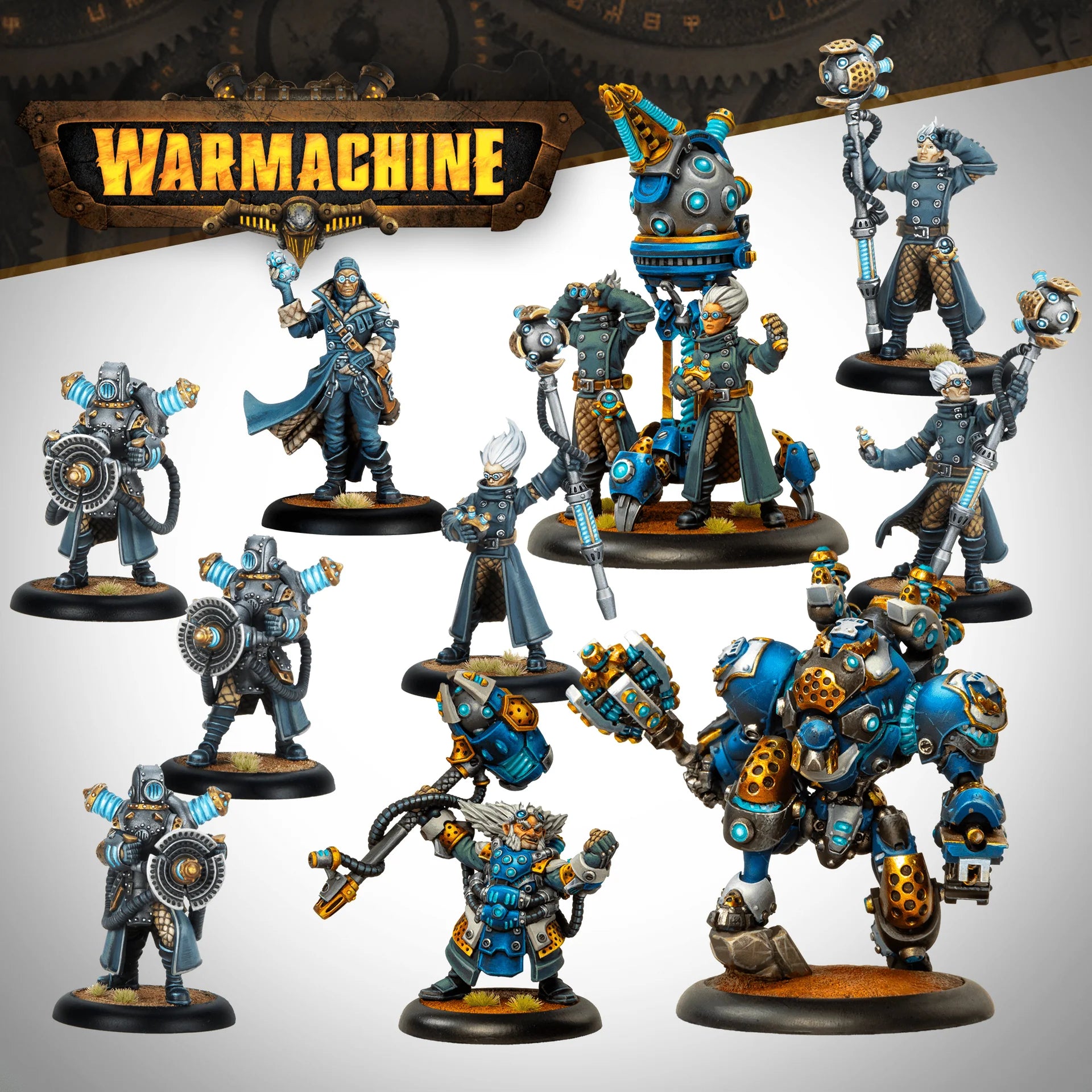 Warmachine: Cygnar Storm Forge Command Cadre