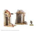 Euorpean City - Pair of Destroyed Building Ends