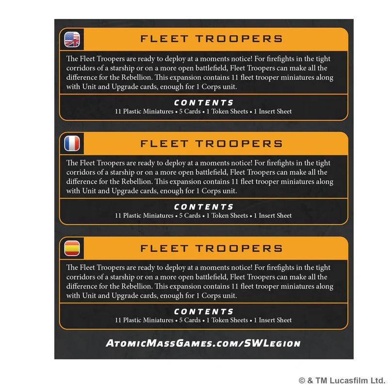 Star Wars: Legion - Fleet Troopers