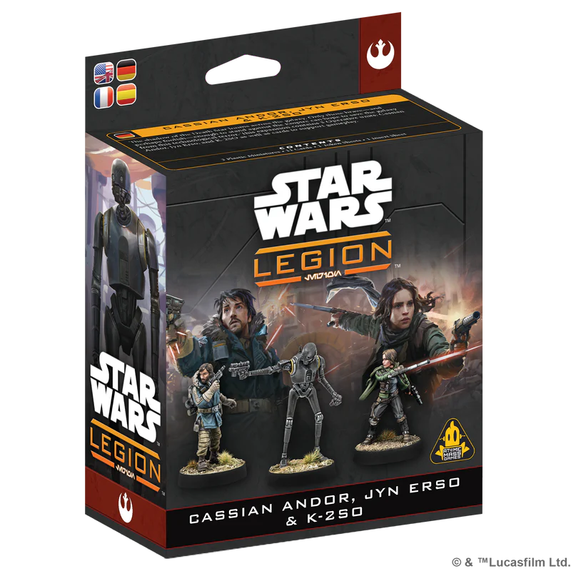 Star Wars: Legion - Cassian Andor, Jyn Erso & K-2SO