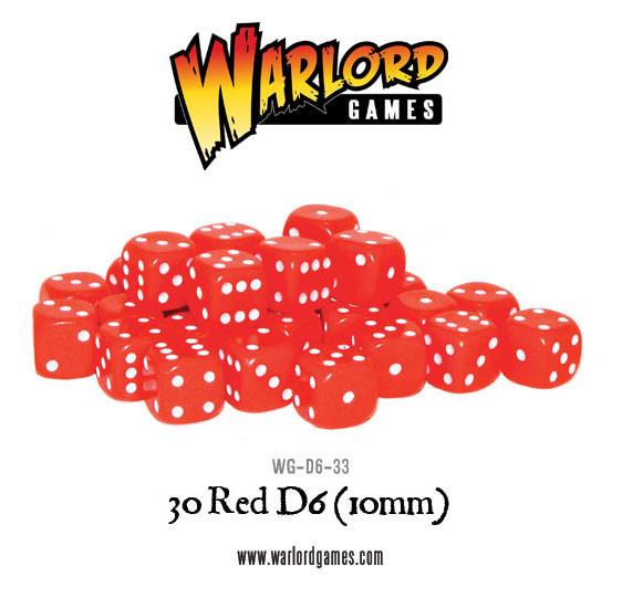 Red D6 Dice