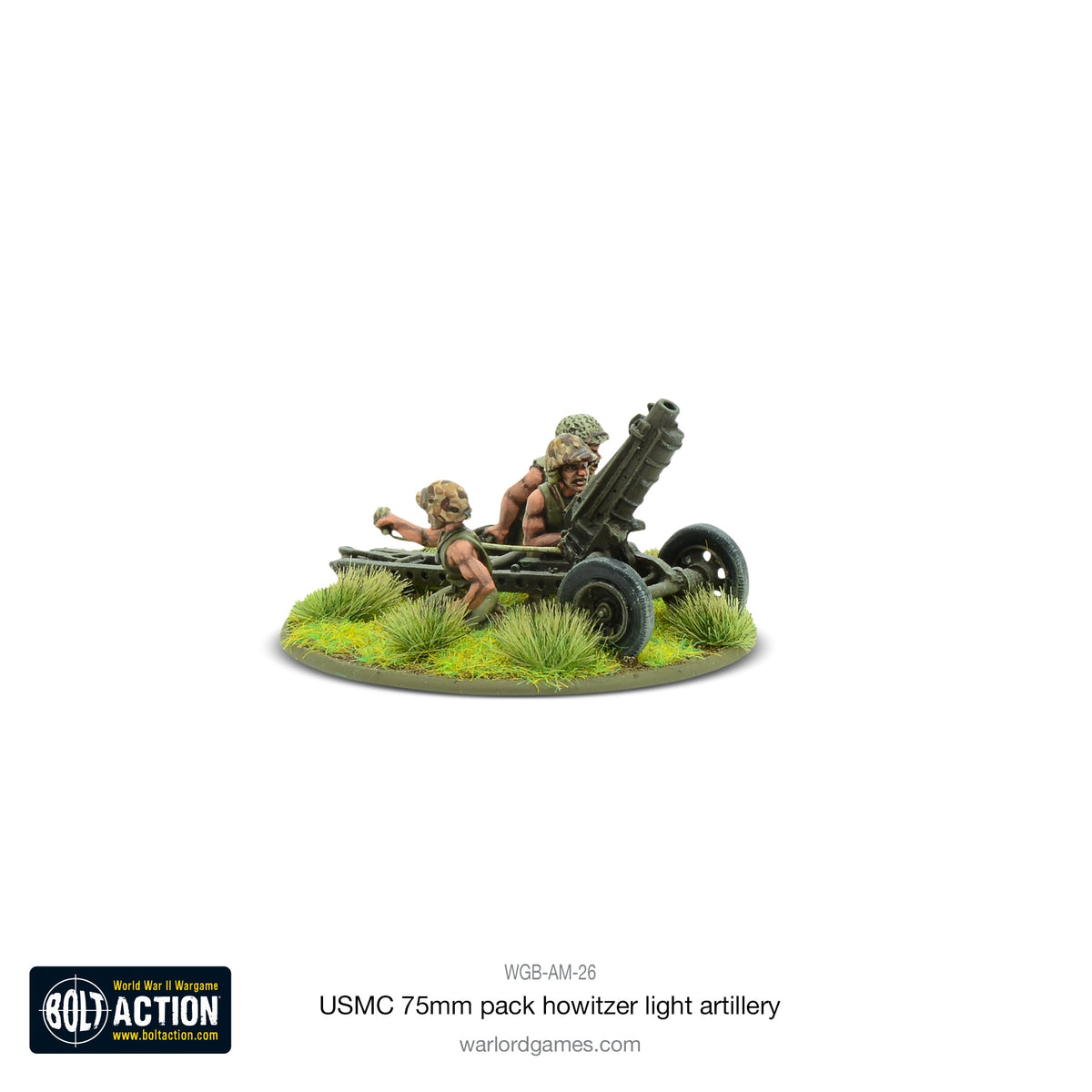 US Marine Corps. 75mm Pack Howitzer Light Artillery