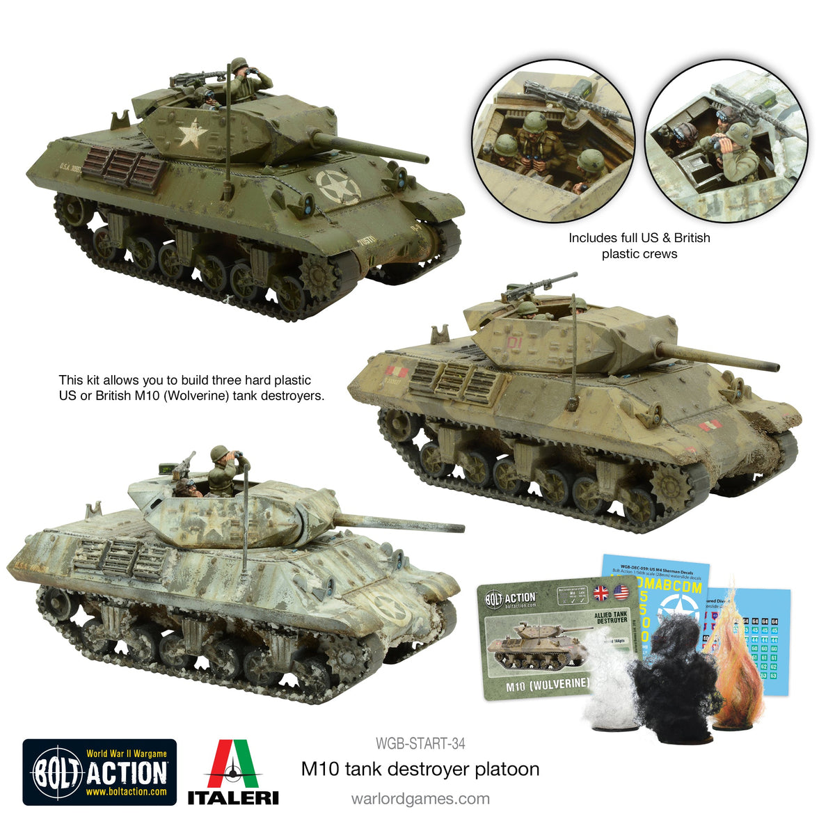US M10 Tank Destroyer Troop