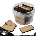 MDF Bases – 50x25mm Rectangular (35)