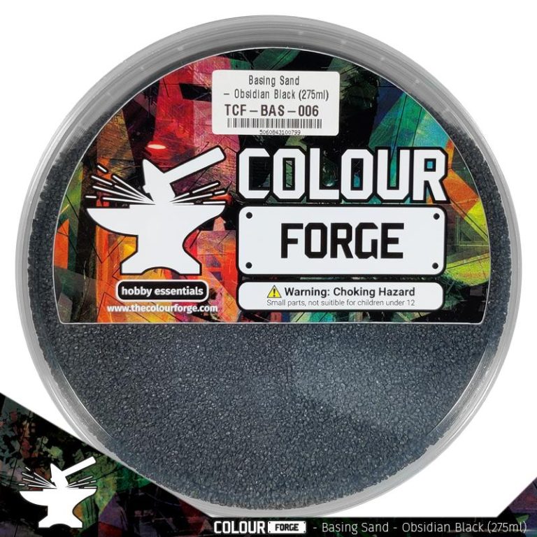 Basing Sand – Obsidian Black (275ml)
