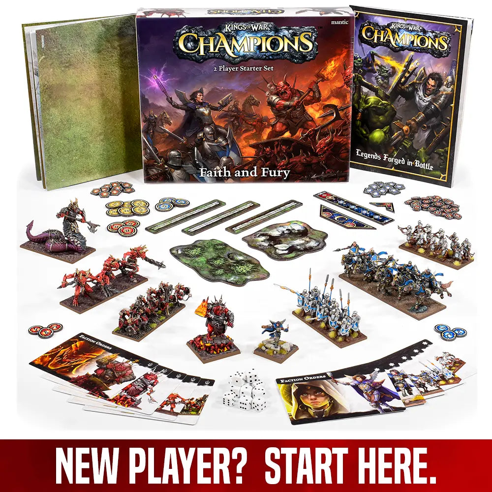 Kings of War Champions: Faith and Fury 2 Player Starter Set